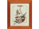 borduurpakket marjolein bastin, voederbakje met vogels