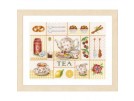 borduurpakket "tea party"