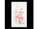 borduurpakket flamingo's