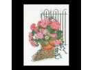 borduurpakket hortensia rose