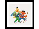 borduurpakket sesamstraat, bert en ernie op reis