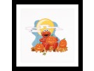 borduurpakket sesamstraat, elmo in halloweensfeer