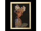 borduurpakket indonesische danseres (bruin)