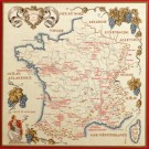 borduurpakket wijnkaart van frankrijk