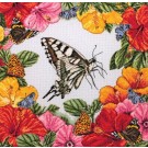 borduurpakket vlinders in bloemenpracht