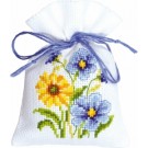 borduurpakket kruidenzakje, blauw/gele bloemen-1