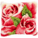 knoopkussen rose rozen