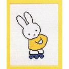 borduurpakket dick bruna, nijntje op rolschaatsen