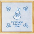 borduurpakket dick bruna, geboorte ferdinand 